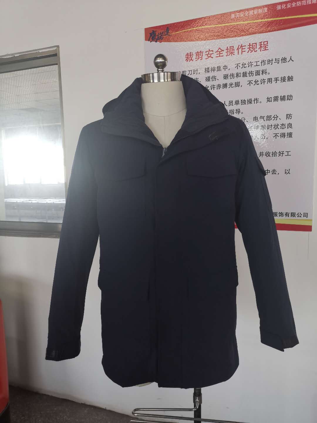 蘇州百科機(jī)電沖鋒衣工作服定做款